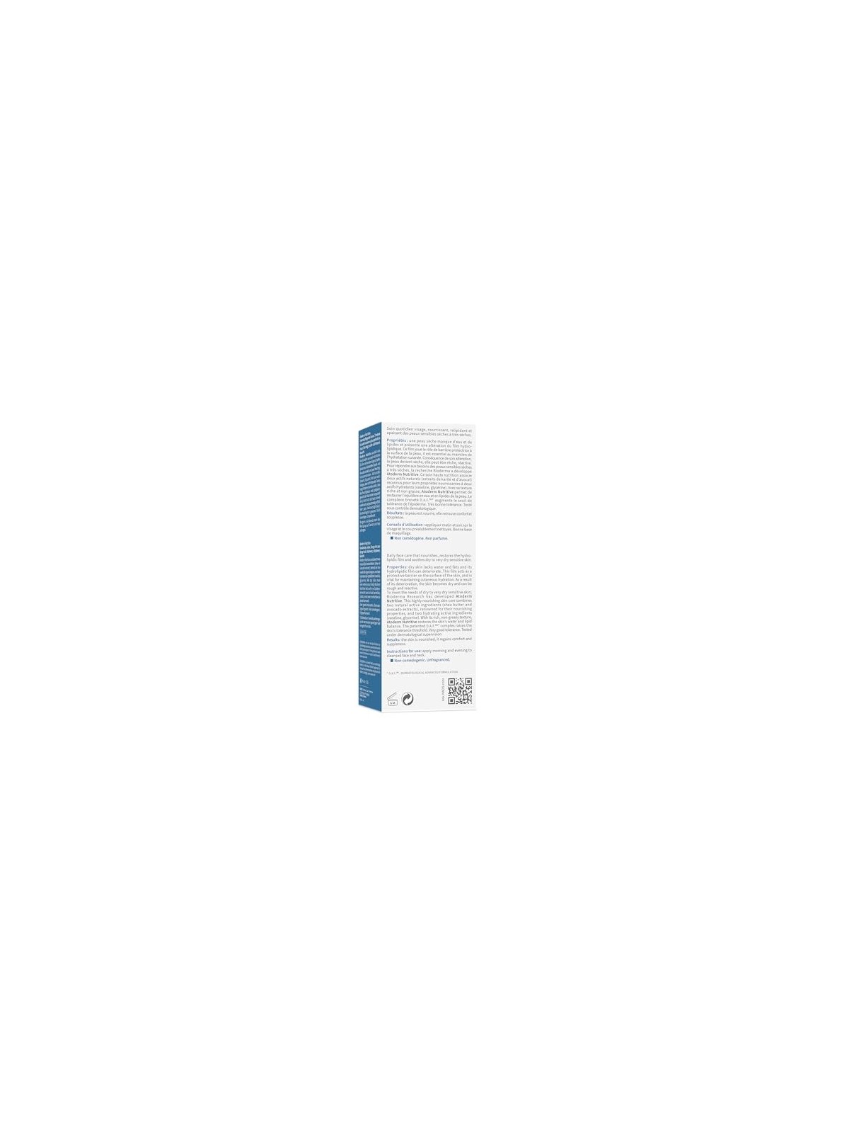 Bioderma Atoderm Nutritive High Nutrition Cream Crema nutriente lenitiva per la pelle secca del viso donna 40ml