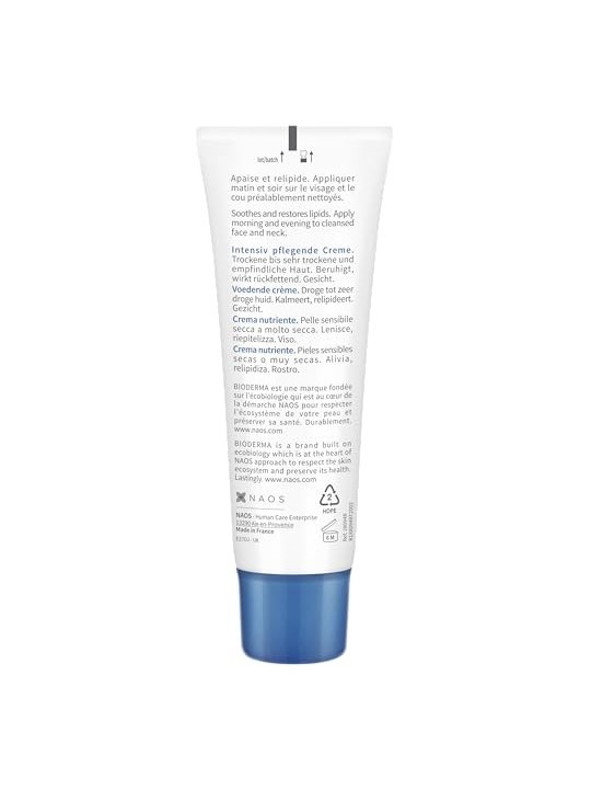 Bioderma Atoderm Nutritive High Nutrition Cream Crema nutriente lenitiva per la pelle secca del viso donna 40ml
