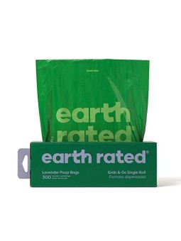 Earth Rated ROLLO sacchetto per animali domestici dispenser lavanda 300 unit unisex