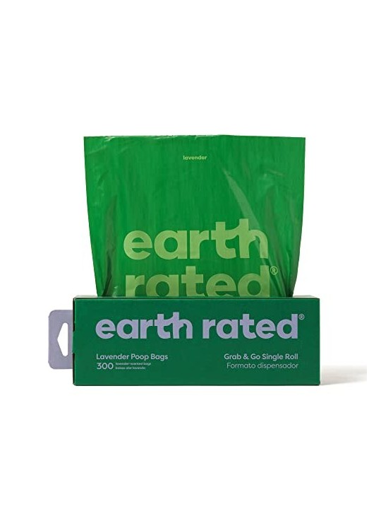 Earth Rated ROLLO sacchetto per animali domestici dispenser lavanda 300 unit unisex