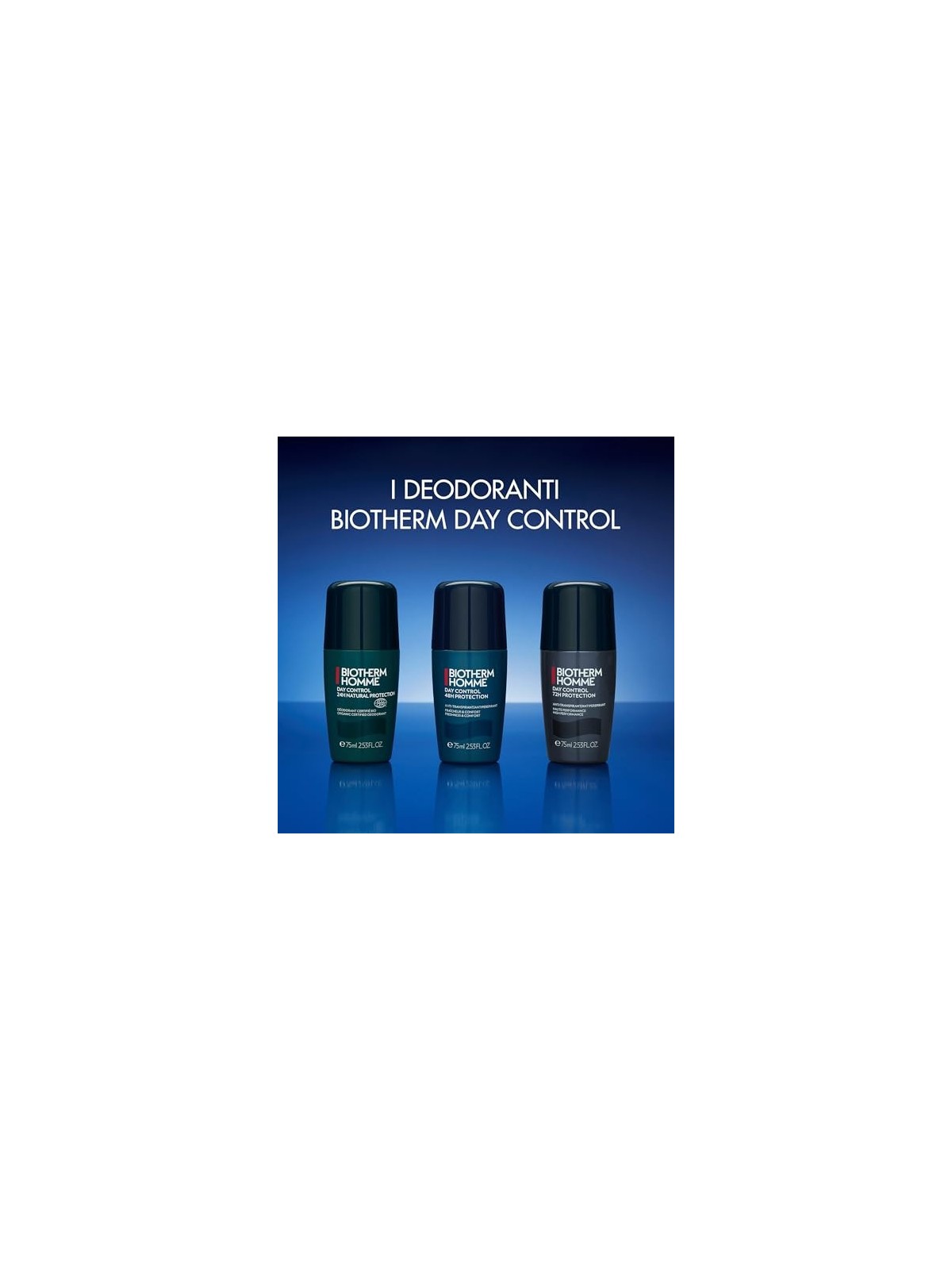 Biotherm Homme Controllo Giornaliero Deodorante Roll-On Anti-Traspirante