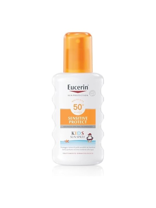 Eucerin Kids Sun Spray SPF 50 Abbronzante spray per bambini ad altissima protezione unisex 200ml