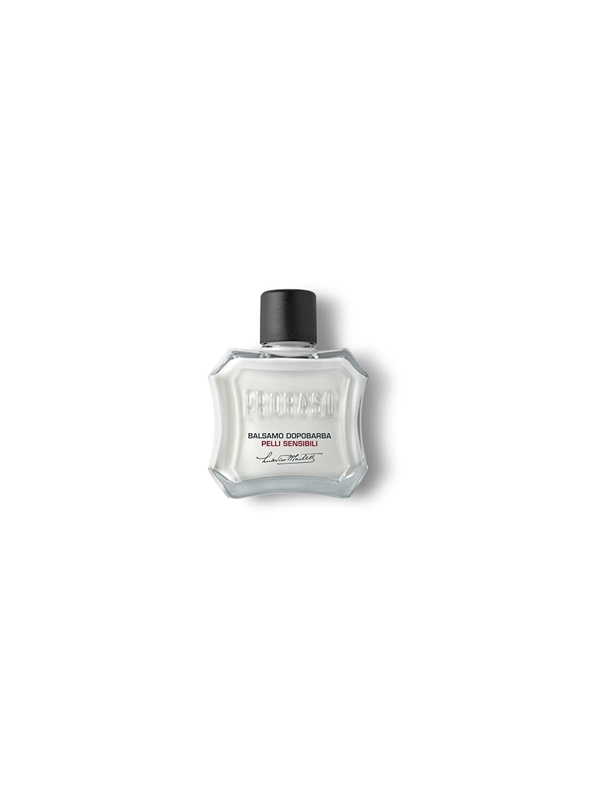 Balsamo Dopobarba Bianco Proraso per pelli sensibili al t verde uomo 100ml