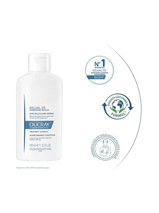 Ducray Kelual DS Shampoo Trattamento Antiforfora Donna 100ml