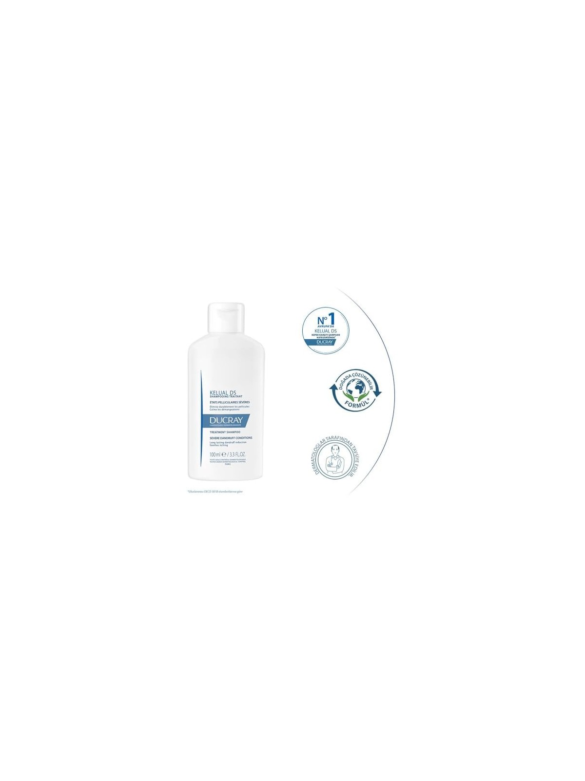 Ducray Kelual DS Shampoo Trattamento Antiforfora Donna 100ml