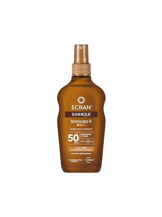 Ecran ECRAN SUNNIQUE BRONCEA olio spray SPF50 200ml unisex