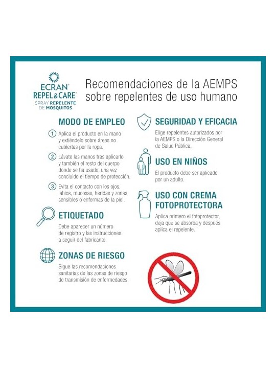 Ecran REPELCARE spray antizanzare 100ml unisex