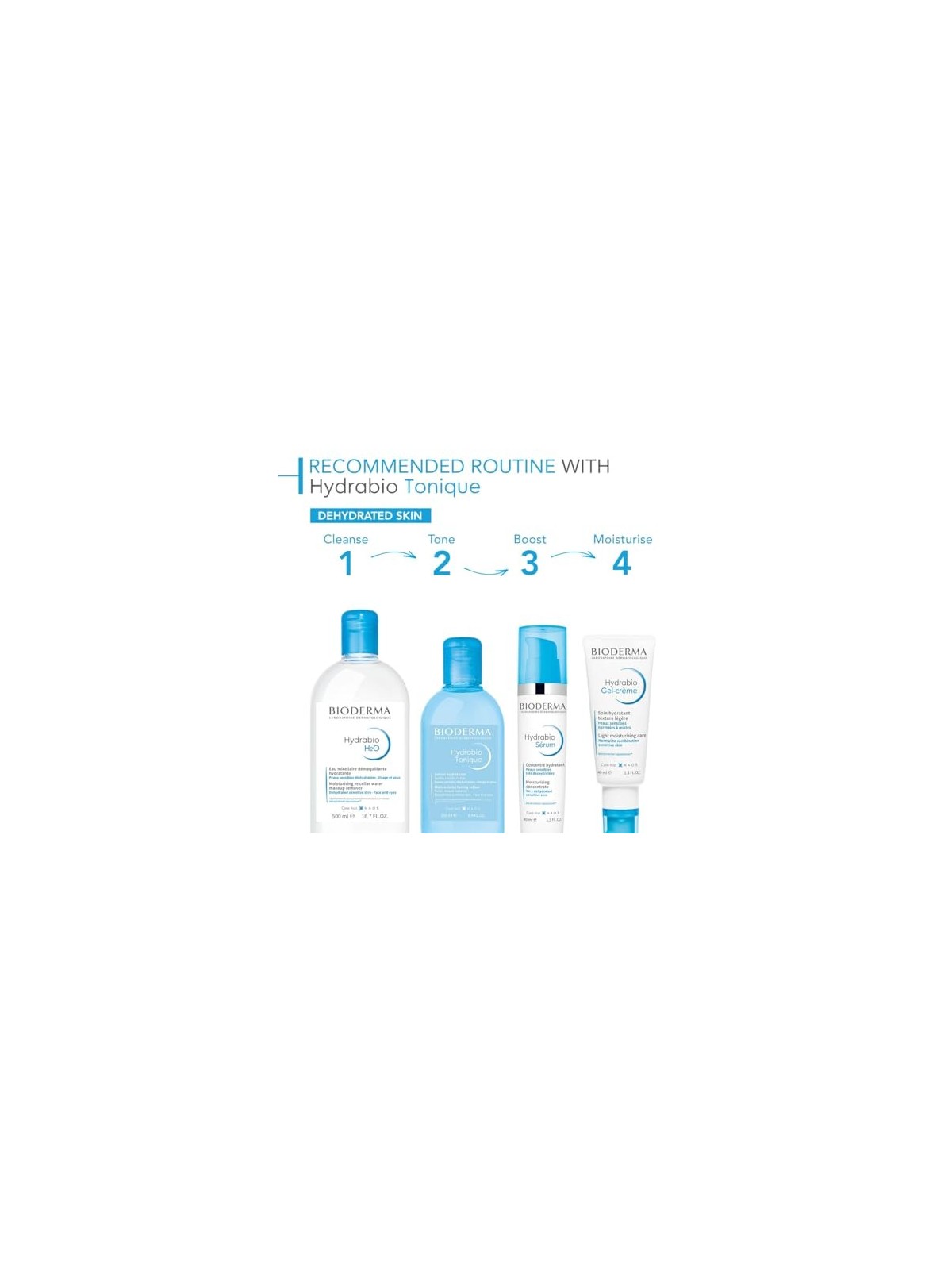 Bioderma Hydrabio Moisturising Toning Lotion Donna 250ml
