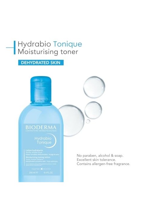 Bioderma Hydrabio Moisturising Toning Lotion Donna 250ml