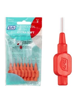 Spazzolini interdentali Extra Soft 0,5 mm 8 pz Rosso