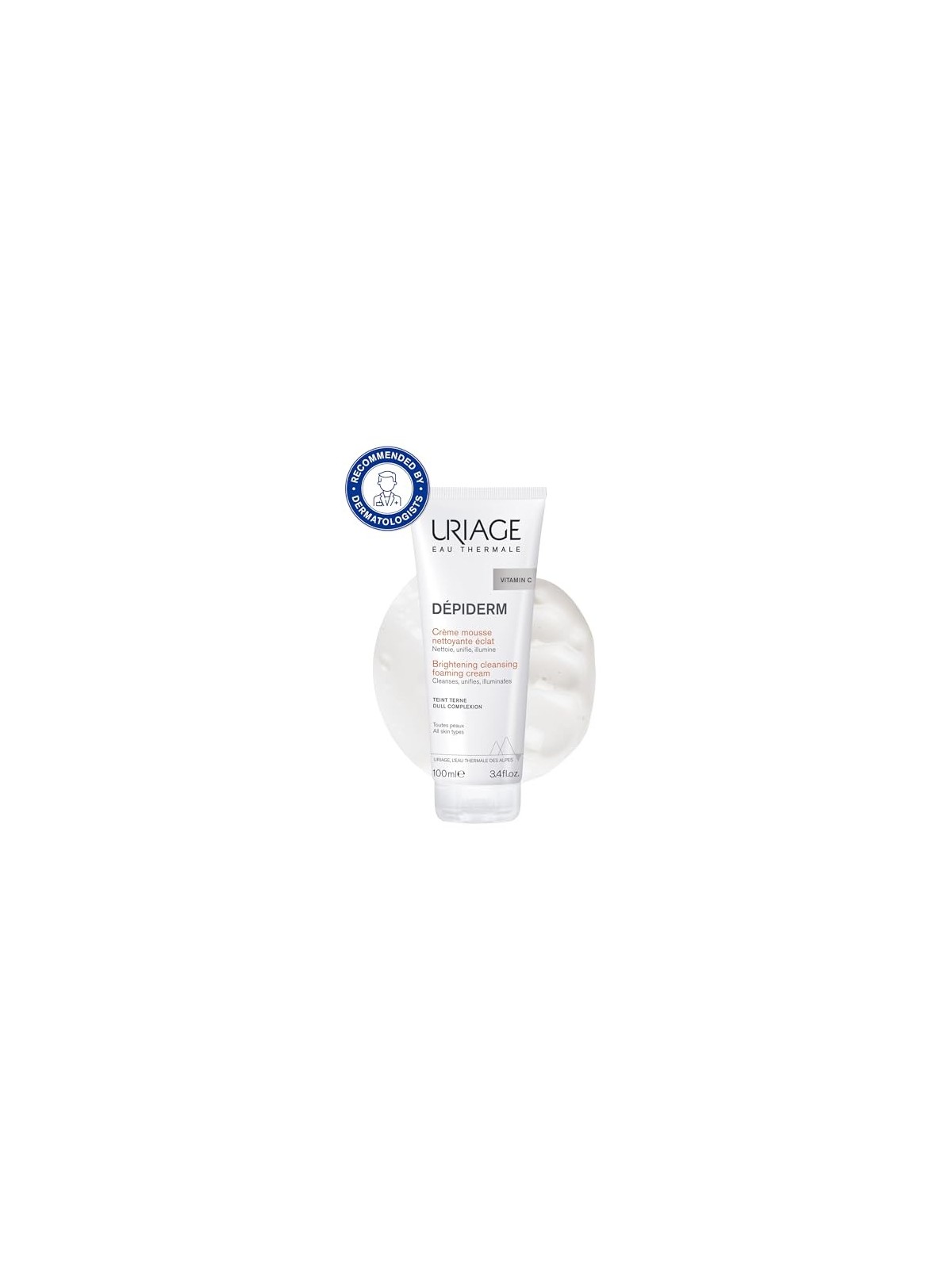 Uriage DPIDERM schiuma detergente illuminante 100ml donna