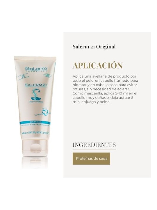 Salerm SALERM 21 proteina di seta balsamo 100ml