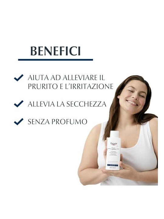 Eucerin Dermocapillaire 5 UREA pelle secca Shampoo donna 250ml