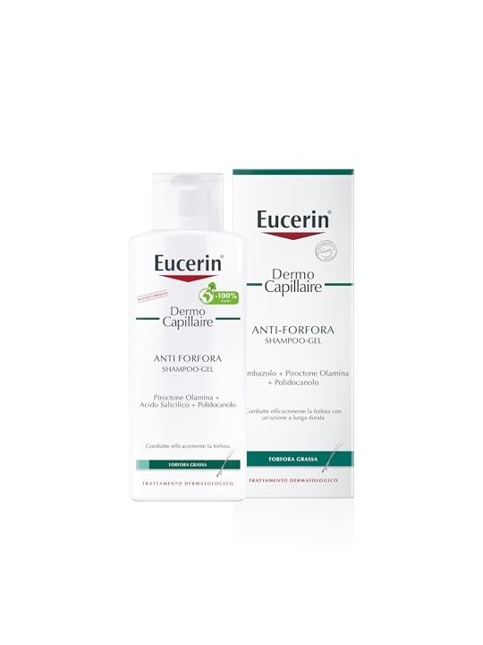 Eucerin DermoCapillaire Shampoo gel contro la forfora grassa donna 250ml