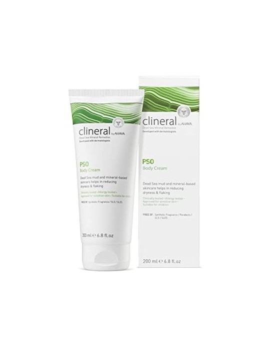 Ahava Clineral PSO Body Cream unisex 200ml Ahava www.essenzetotalstyle.com 