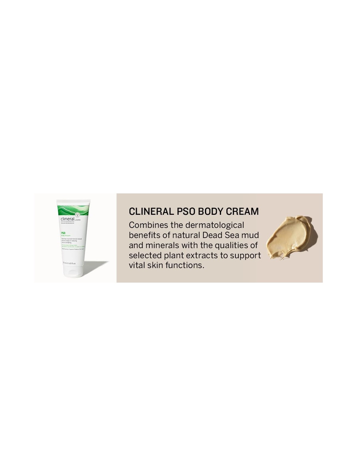 Ahava Clineral PSO Body Cream unisex 200ml Ahava www.essenzetotalstyle.com 