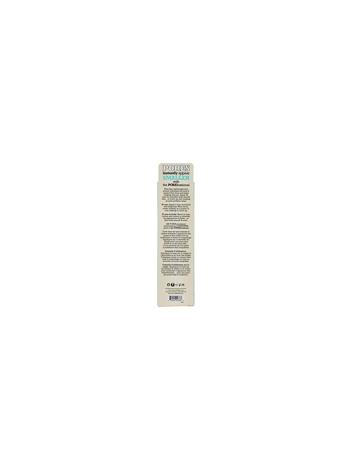 Benefit The Porefessional Pore Primer donna 44ml Oil-Free Lightweight Translucent Silky