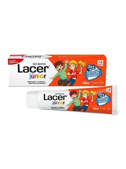 Gel dentale fragola Lacer JUNIOR 75ml unisex