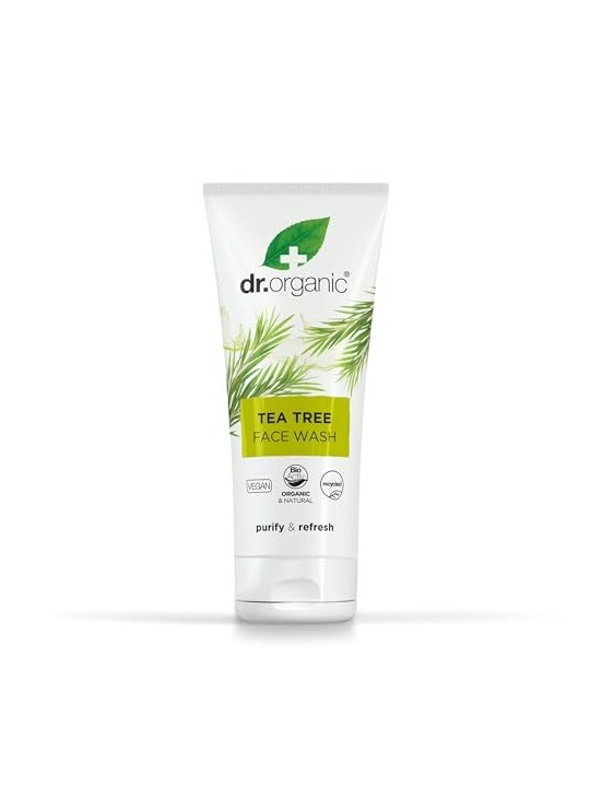 Detergente viso al tea tree 200ml - Dr. Organic