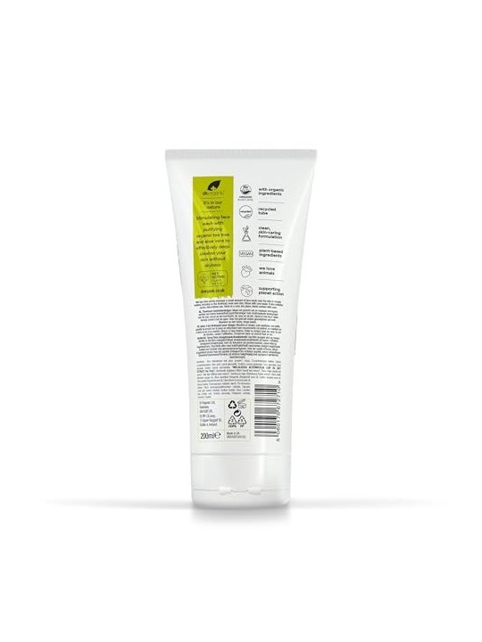 Detergente viso al tea tree 200ml - Dr. Organic