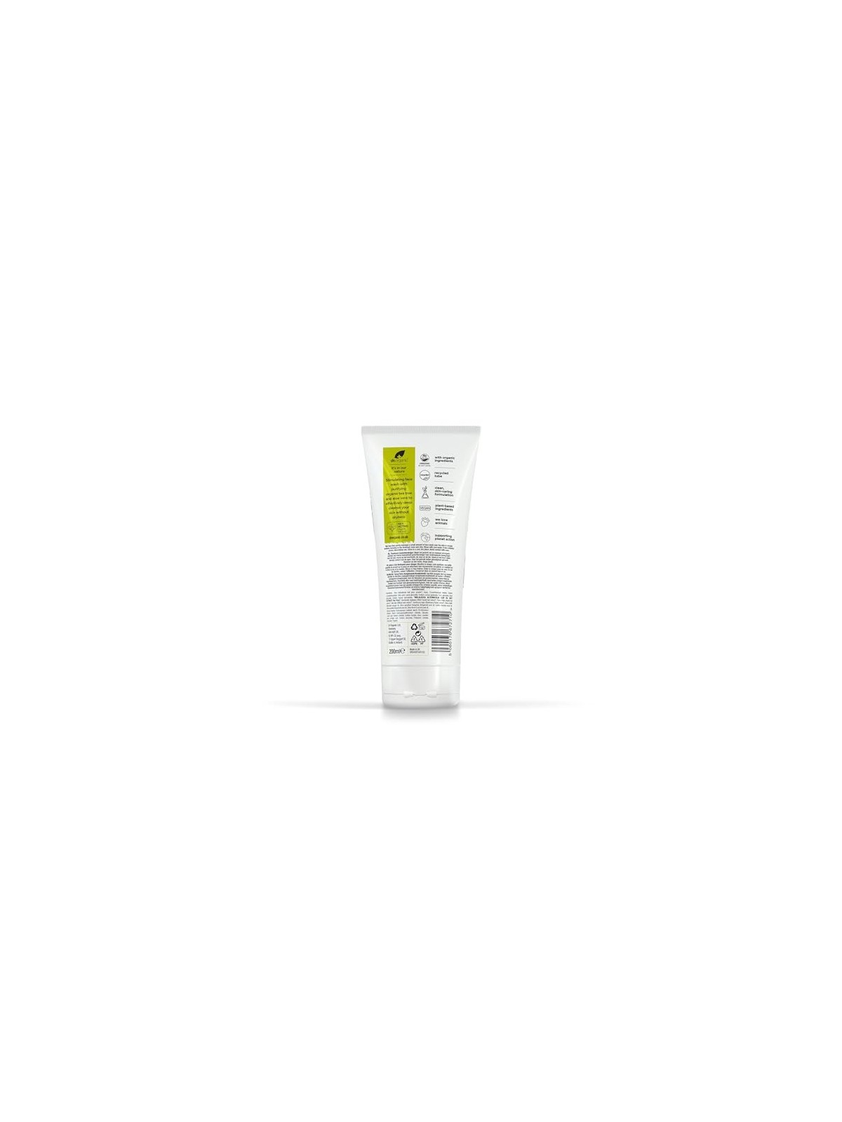 Detergente viso al tea tree 200ml - Dr. Organic