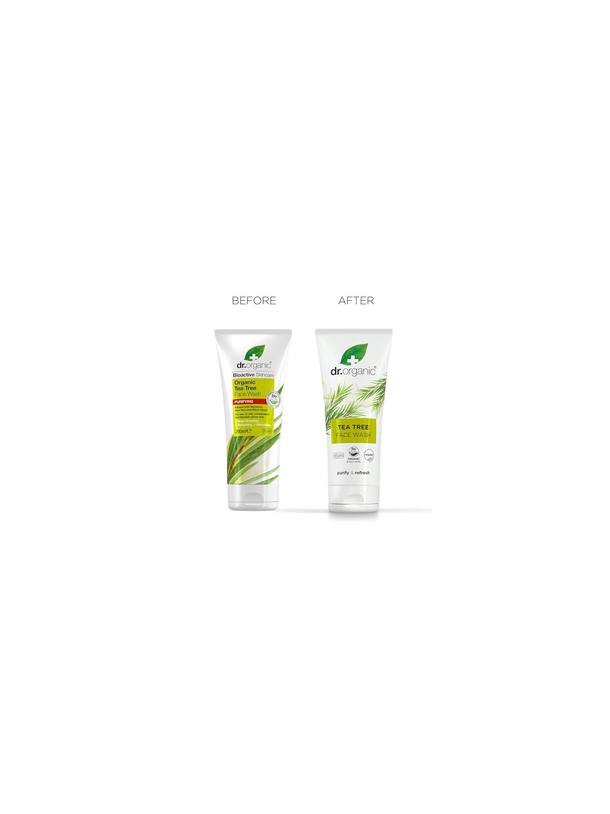 Detergente viso al tea tree 200ml - Dr. Organic