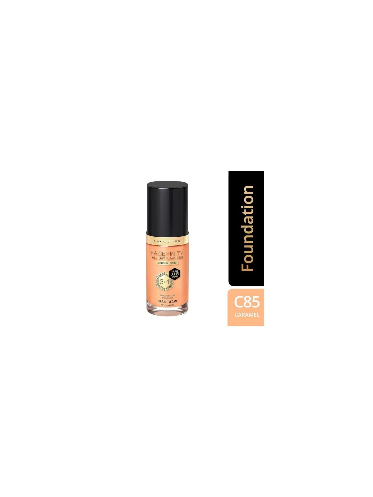 Max Factor Facefinity All Day Flawless 3 In 1 Foundation 30ml C85 Caramel