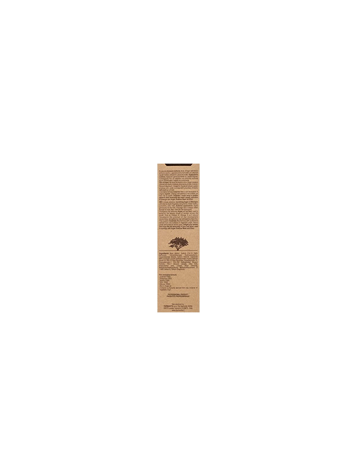 FarmaVita Argan Sublime Olio di Argan Shampoo 250ml