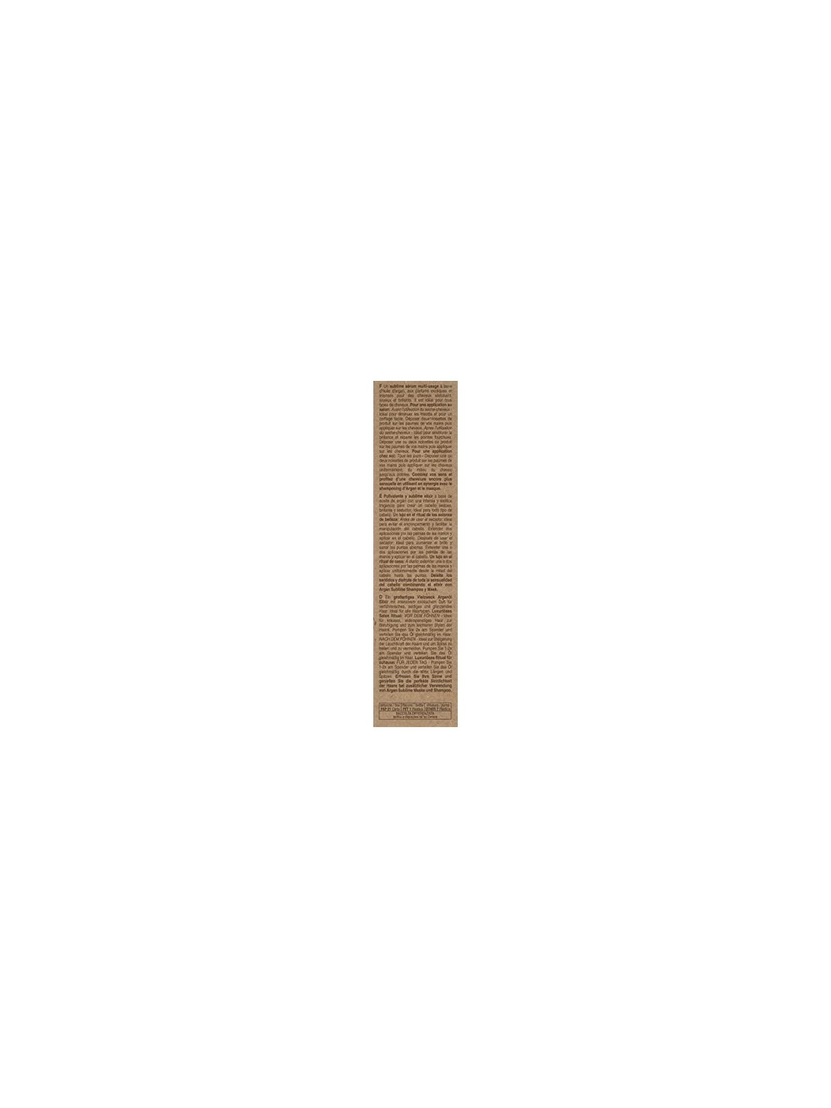 Elixir ARGAN SUBLIME 100ml unisex
