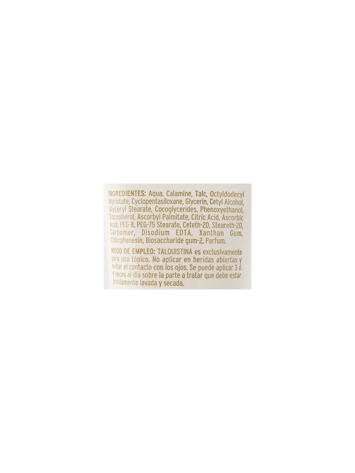 Talquistina Crema TALQUISTINA 100ml Unisex