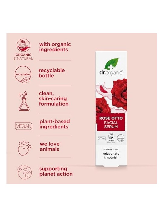 Rose Damascena Face Serum 30ml for Women
