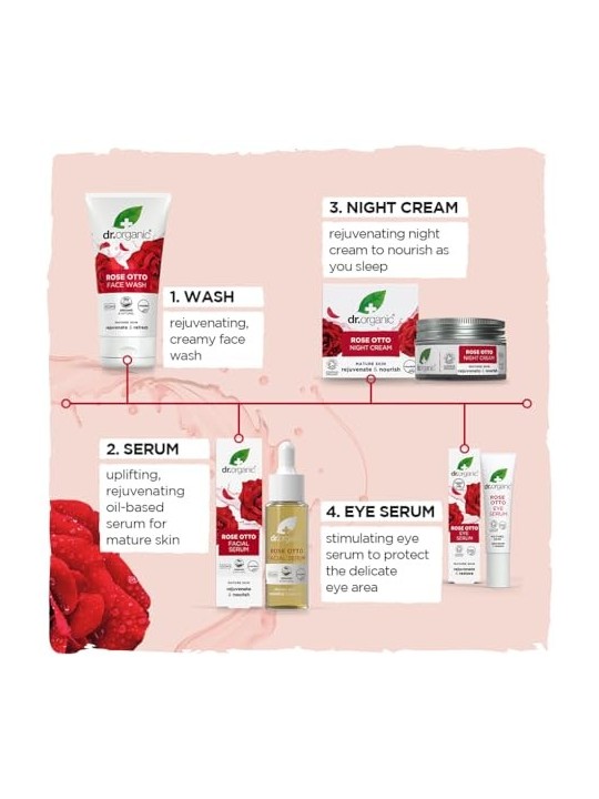 Rose Damascena Face Serum 30ml for Women