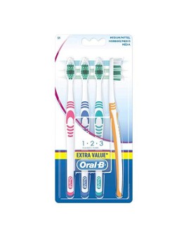 Oralb LUCIDO PULITO spazzolino da denti medio 4 unit unisex