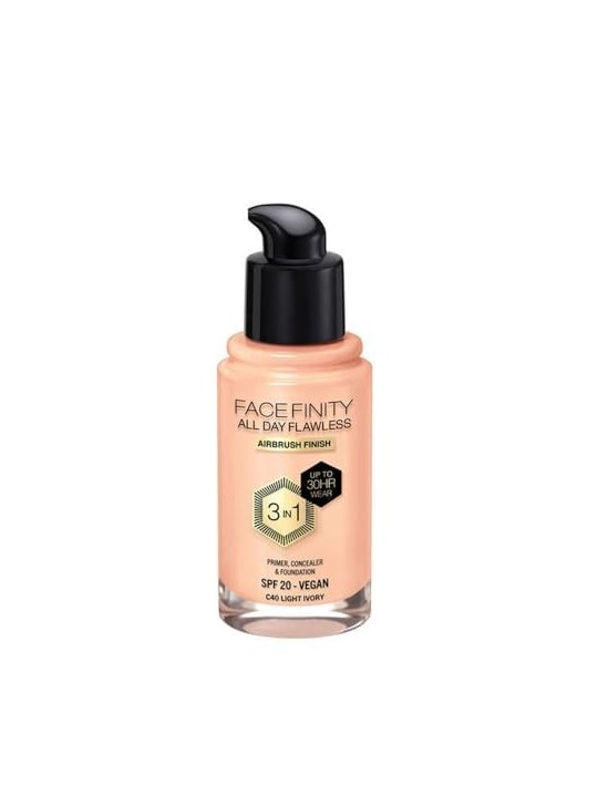 Fondotinta Max Factor FACEFINITY ALL DAY FLAWLESS 3 IN 1 C40-light ivory 30ml