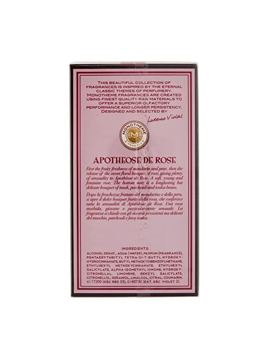 Monotheme Venezia Apoteosi della Rosa eau de toilette donna 100ml