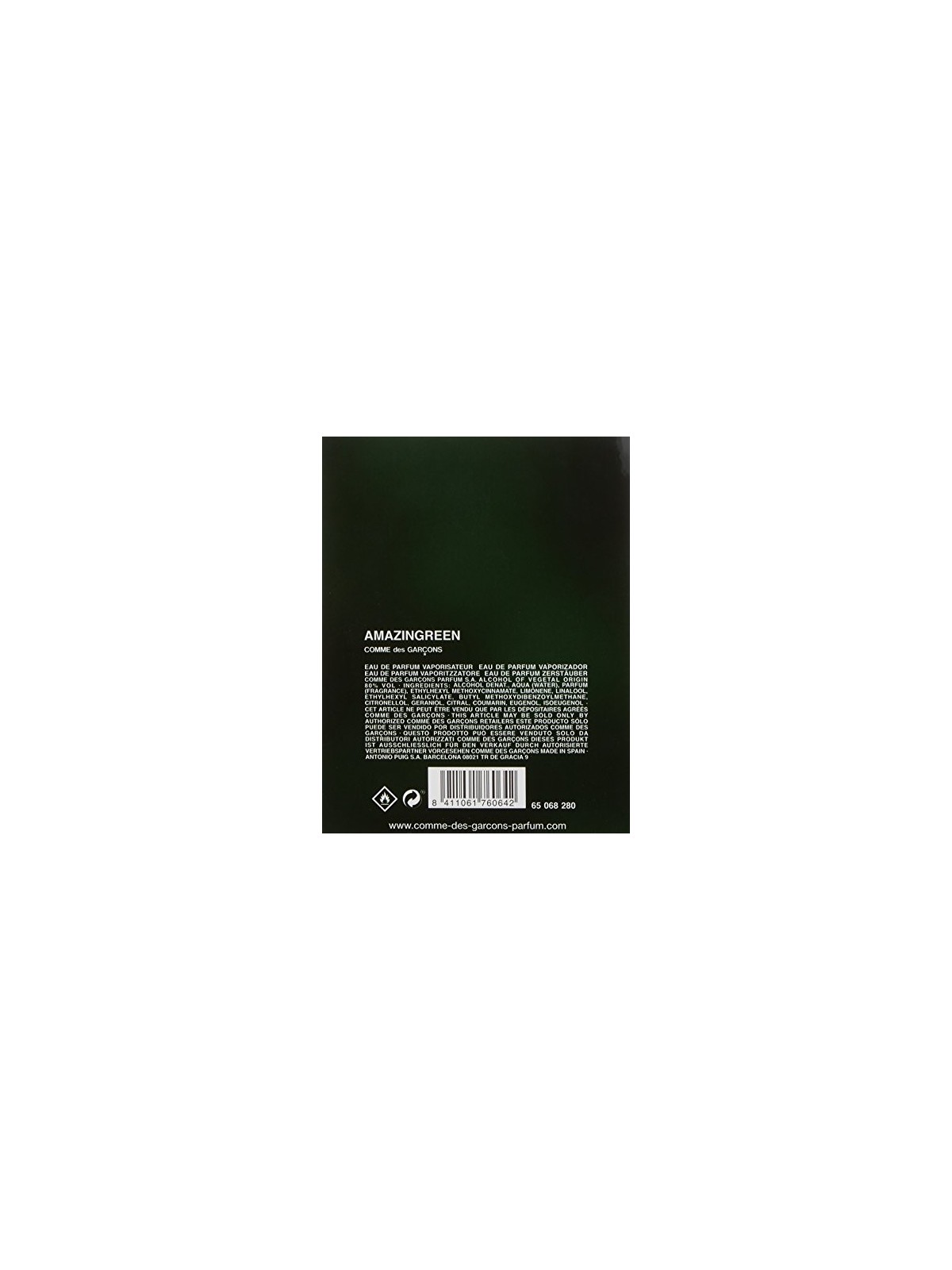 Comme des Garcons Amazingreen Eau de Parfum 50ml