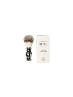 Depot No 732 Silver Aluminum Face Shaving Brush for Women