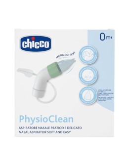 Chicco PhysioClean Aspiratore Nasale Morbido e Facile 0M 1 Unit unisex