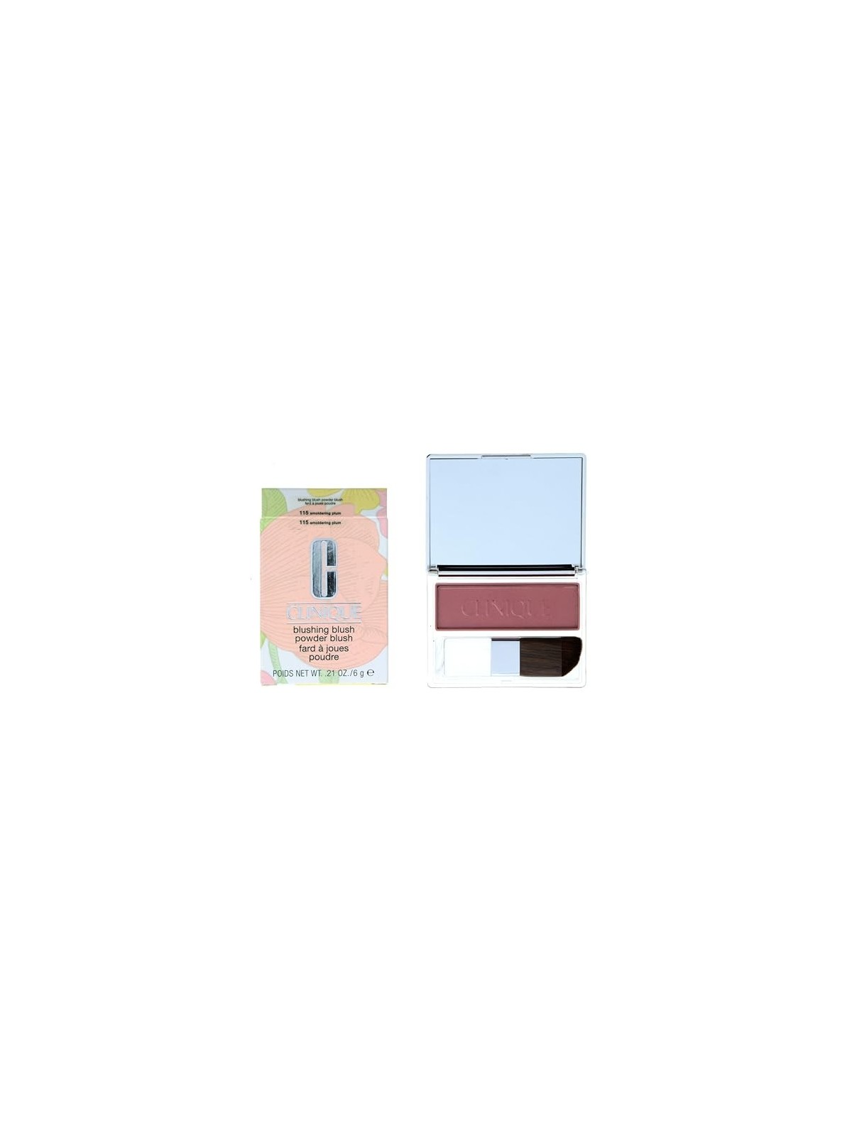 Clinique Blushing Blush Powder Blush donna 6g Numero 115 Smoldering Plum
