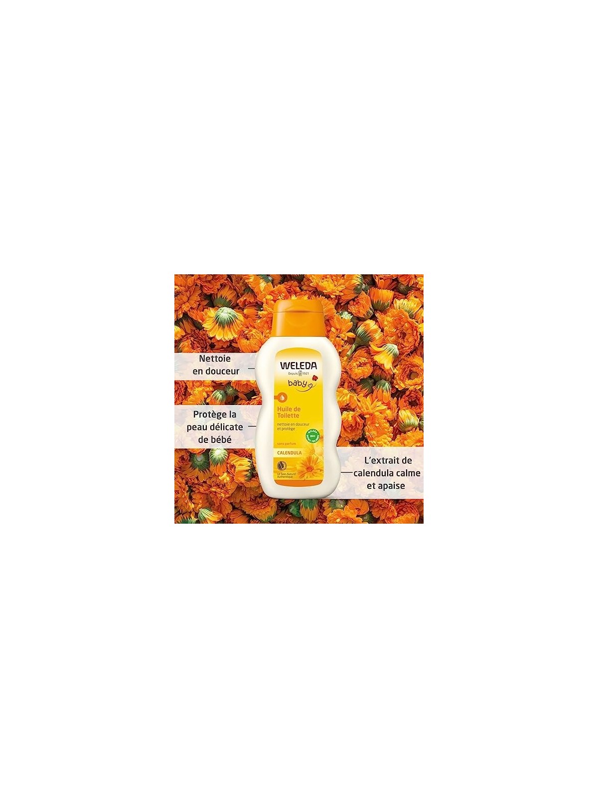Olio calendula per bambini Weleda 200ml