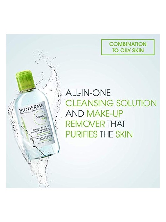 Bioderma SBIUM H2O PUMP micellar solution for acne 500ml