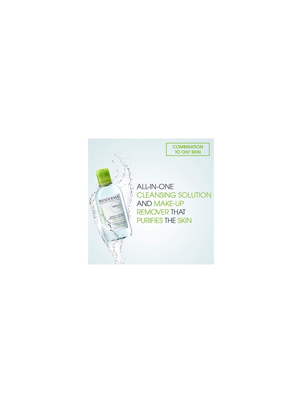 Bioderma SBIUM H2O PUMP micellar solution for acne 500ml