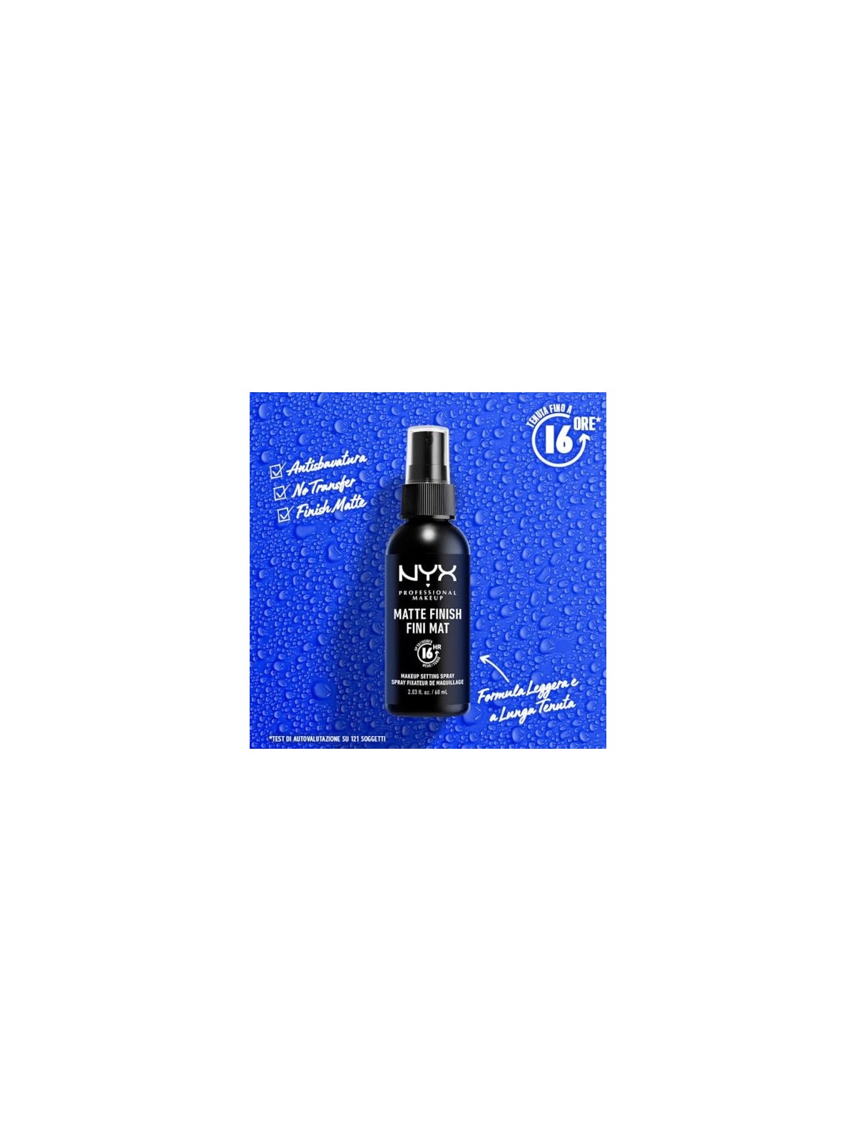 Nyx Professional Make Up SPRAY FISSANTE FINITURA OPACA 60ml unisex