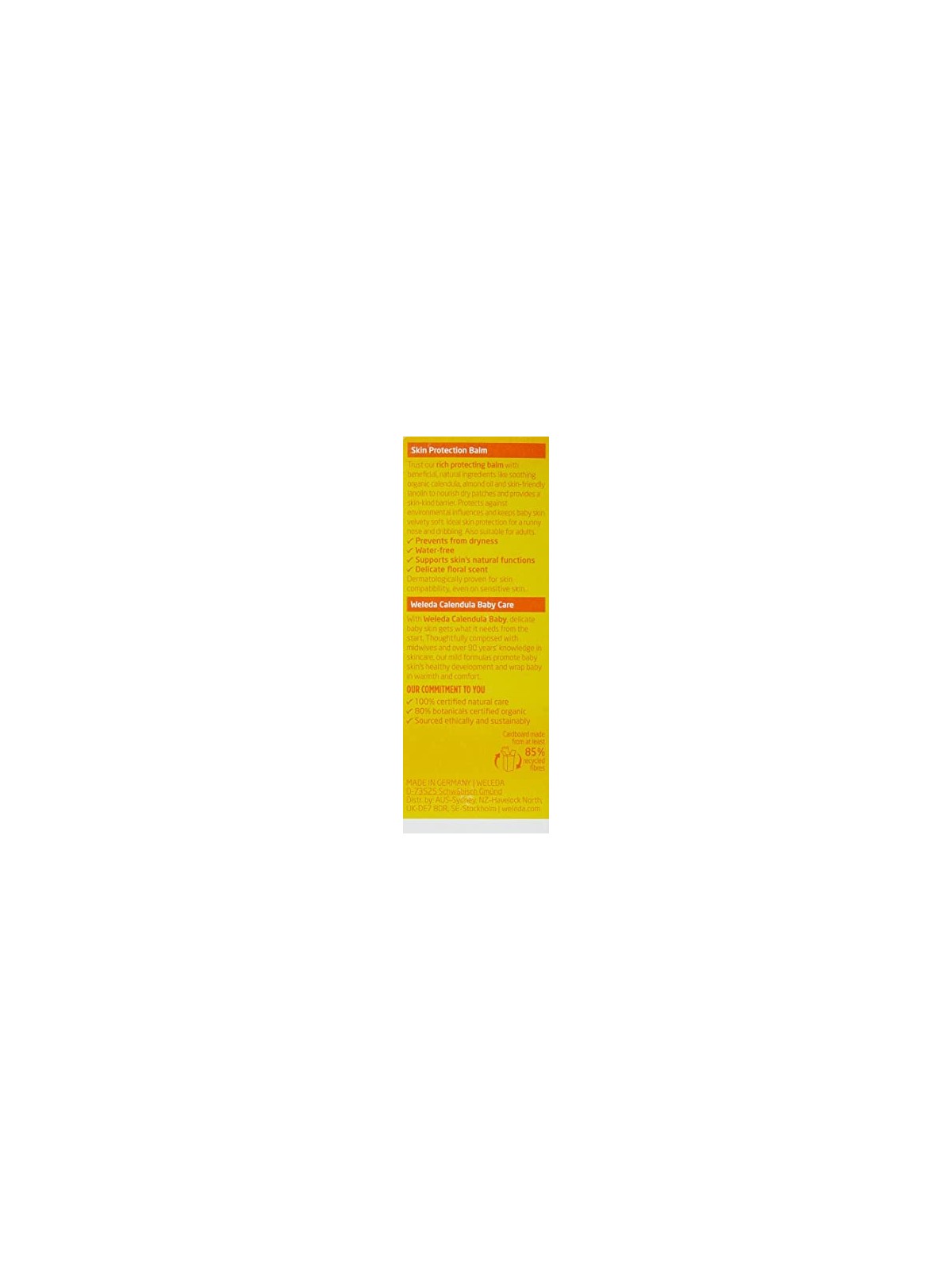 Balsamo protettivo Calendula Weleda unisex 30ml