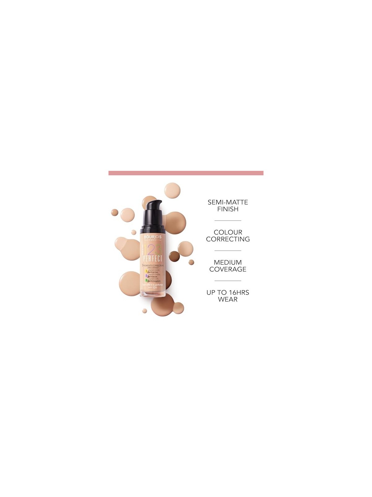Fondotinta Bourjois 123 Perfect 54 Beige donna