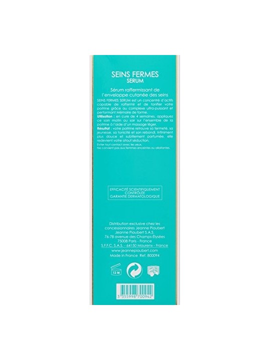 Jeanne Piaubert Siero Seins Fermes per il Seno 50ml Donna