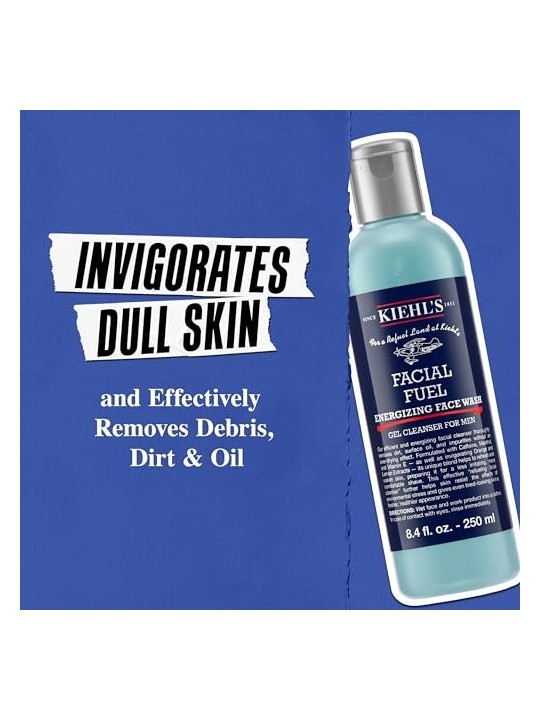 Kiehl's Men Facial Fuel Energizing Face Wash 500ml
