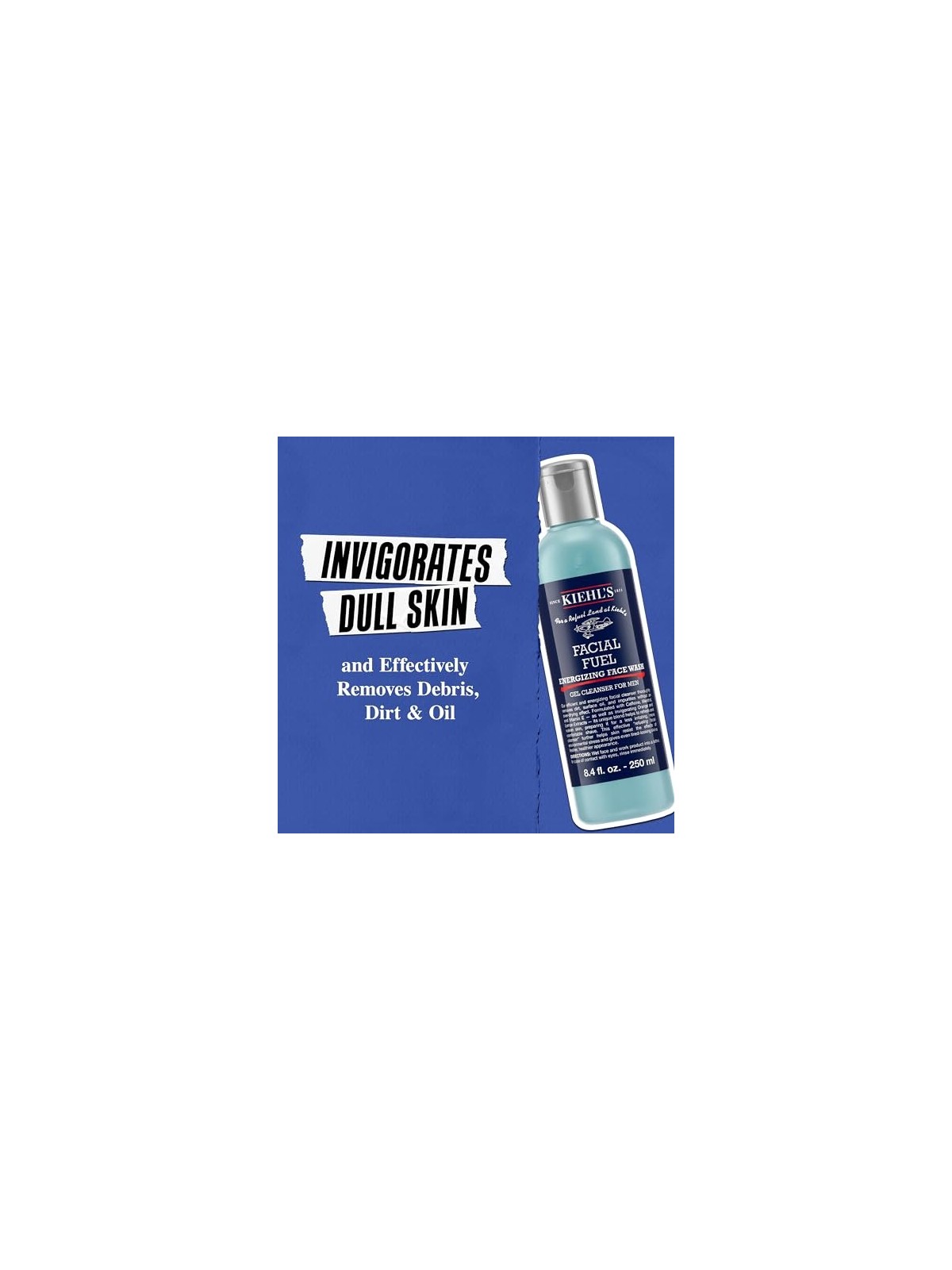 Kiehl's Men Facial Fuel Energizing Face Wash 500ml
