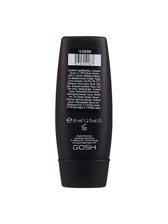Fondotinta Gosh X-Ceptional Wear 16 Golden 30ml