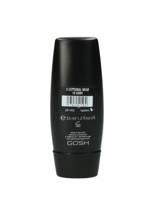 Fondotinta Gosh X-Ceptional Wear 18 Sunny 30ml